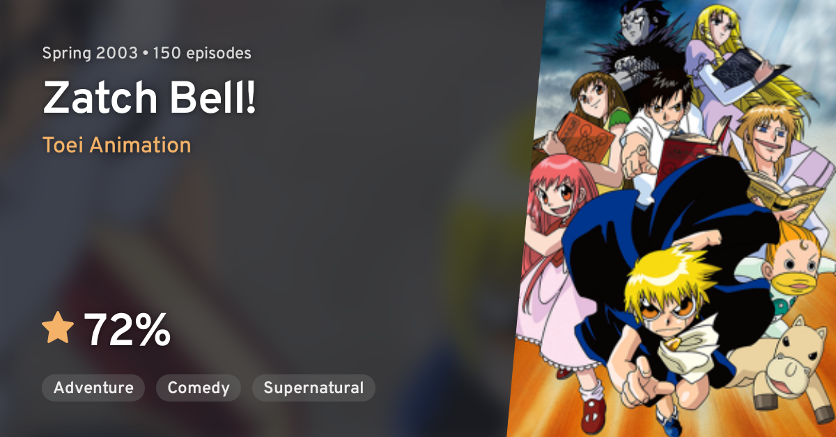 Zatch Bell! Dublado - Todos os Episodios Online - Animes Online Ac